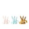 Unique Aesthetic Kiss Couple Bunny Figurine Handicraft Easter Rabbit Ornament  Home Decoration