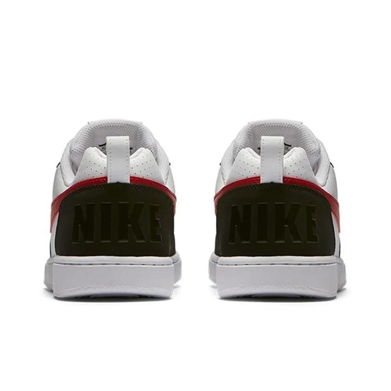 Nike Court Borough Casual Series Low Fashion Versatile Low-Top Kids Skate Shoes Kids Sneaker Black White Red 839937-102