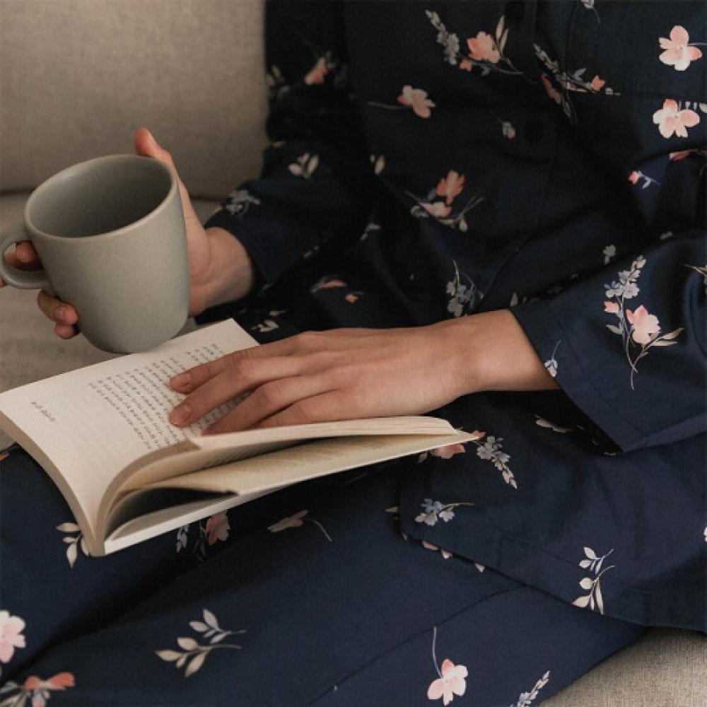 L Affair Romantic Navy Pajama Set Lwsfh206 Ny