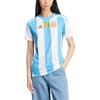 Adidas Argentina 24 Home Jersey Striped Colorblock Print Women Tops Blue White IP8386
