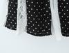 Women's Summer Sleeveless Polka Dot Color Block Cinched Waist Mini Dress