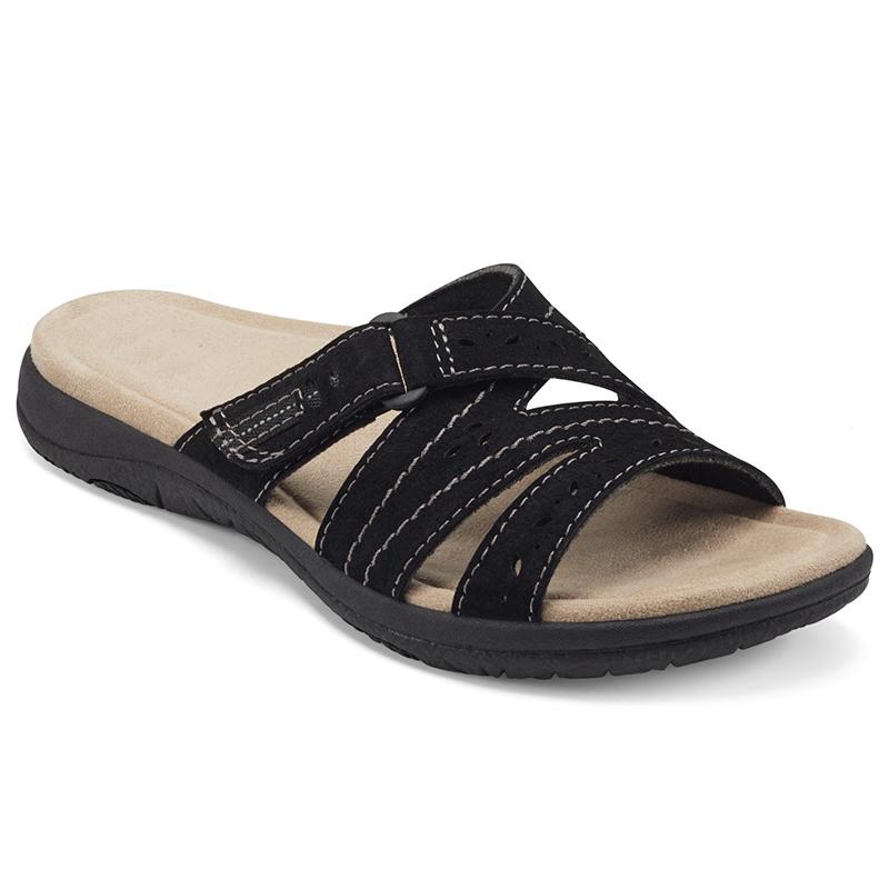 Dames Sandalen Zachte Zool Lage Hak Sandalen Zomer Schoenen Vrouw Slippers Dames Zomer Schoenen Vrouwelijke Chaussures Femme 41 black