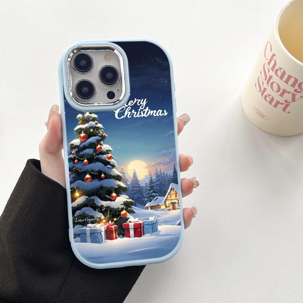 N110 С Новым годом Счастливого Рождества Снеговик Мягкие чехлы для телефонов Samsung S24 — фото 15