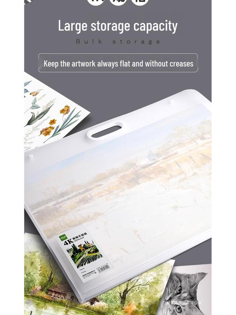 4K Art Portfolio Album: Sketch, Paint, Draw & Store In 8K Document File Folder