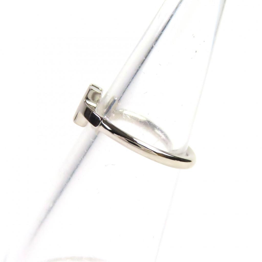 Excellent TIFFANY&Co. Ring T wire ring Accessories White gold K18WG Women Used