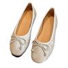 Fashion 2025 Hot Sale Ladies Shoes Shallow Women's Flats Fashion Butterfly-knot Daily Round Toe Soft Bottom Best Seller Flat Low Heels