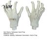Halloween Scene Setting Props 1 Pair Skeleton Hands, Realistic Plastic Zombie Life Scary Human Hand Prop Size Severed Fake Hands for Terror
