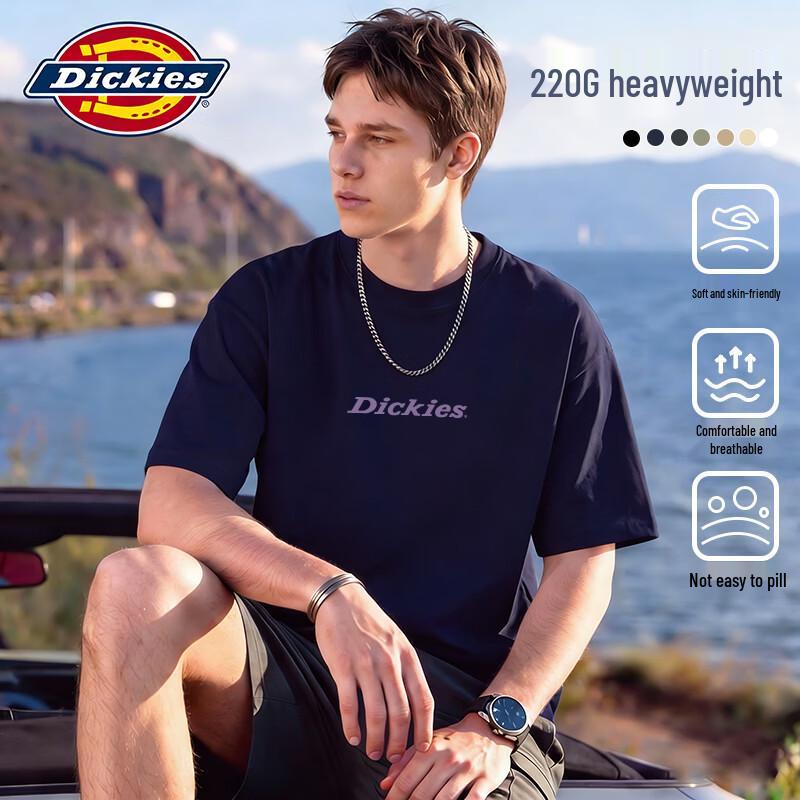 

Унисекс Повседневная футболка с коротким рукавом Dickies S