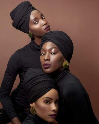 Africké šátky na hlavu pro černošky Hezká turbanová strečová čelenka kravata na spaní Muslimský šátek s jednoduchým dresem Šátek na hlavu hidžáb