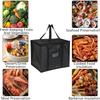 1-2PCS 16/28/50/70L Insulated Cooler Bag Large Capacity Thermal Lunch Tote Folding Picnic Leakproof Food Storage Pouch