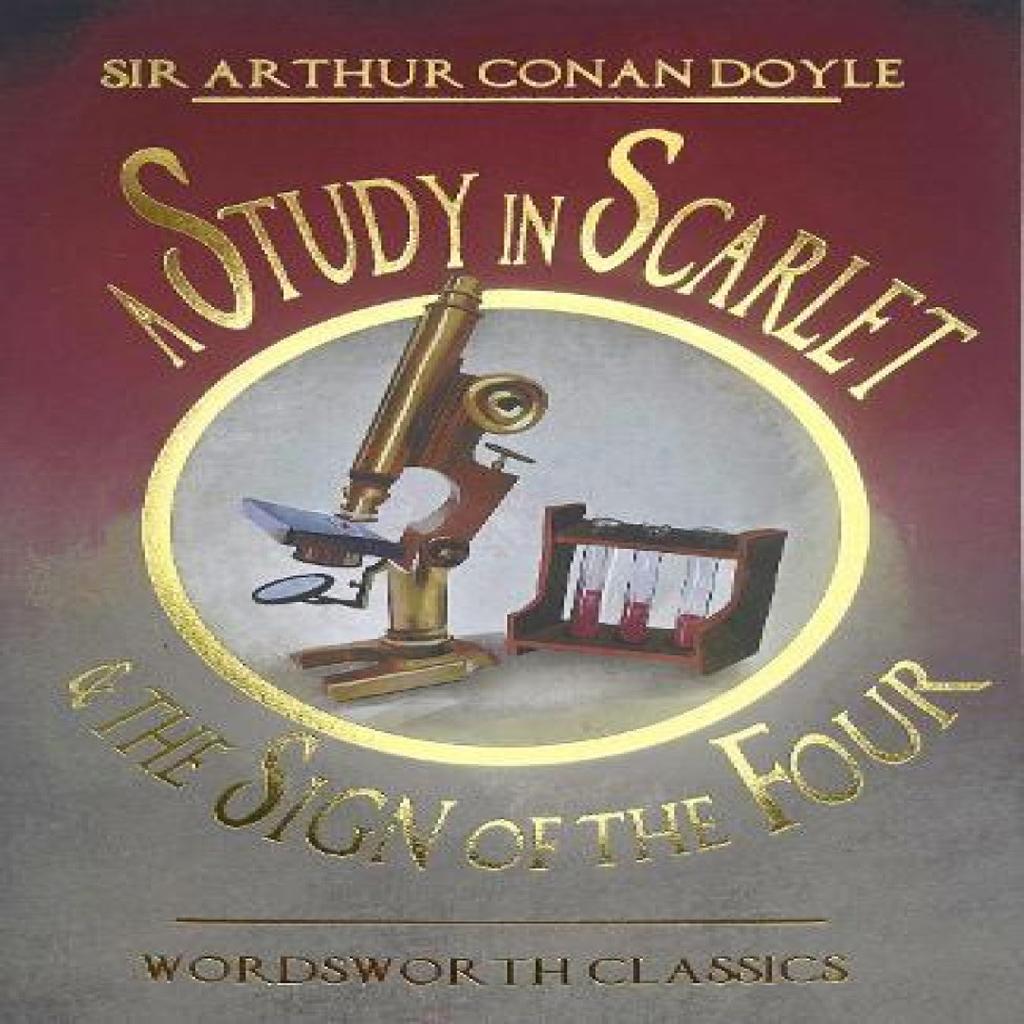 A Study In Scarlet Amp The Sign of the Four by Sir Arthur Conan Doyle Paperback Book 9781840224115