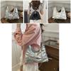 Stylish Folded Bow Large Capacity Backpack For Women In Fashionable Colors For College