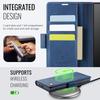 RFID Blocking Flip Wallet Case for Samsung S25 Edge/S25 Ultra/S24 - Premium PU Leather Protective Cover
