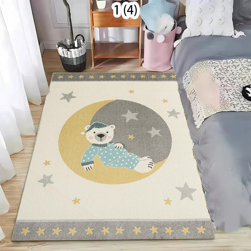 

Kids Cartoon Animal Pattern Area Carpet Mat Rug Home Decoration Non Slip Bedroom Floor Rug Living Room Decoration 40X60cm
