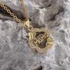 Plum Butterfly High-end Jewelry Fashion Light Luxury Letter Pendant Necklace