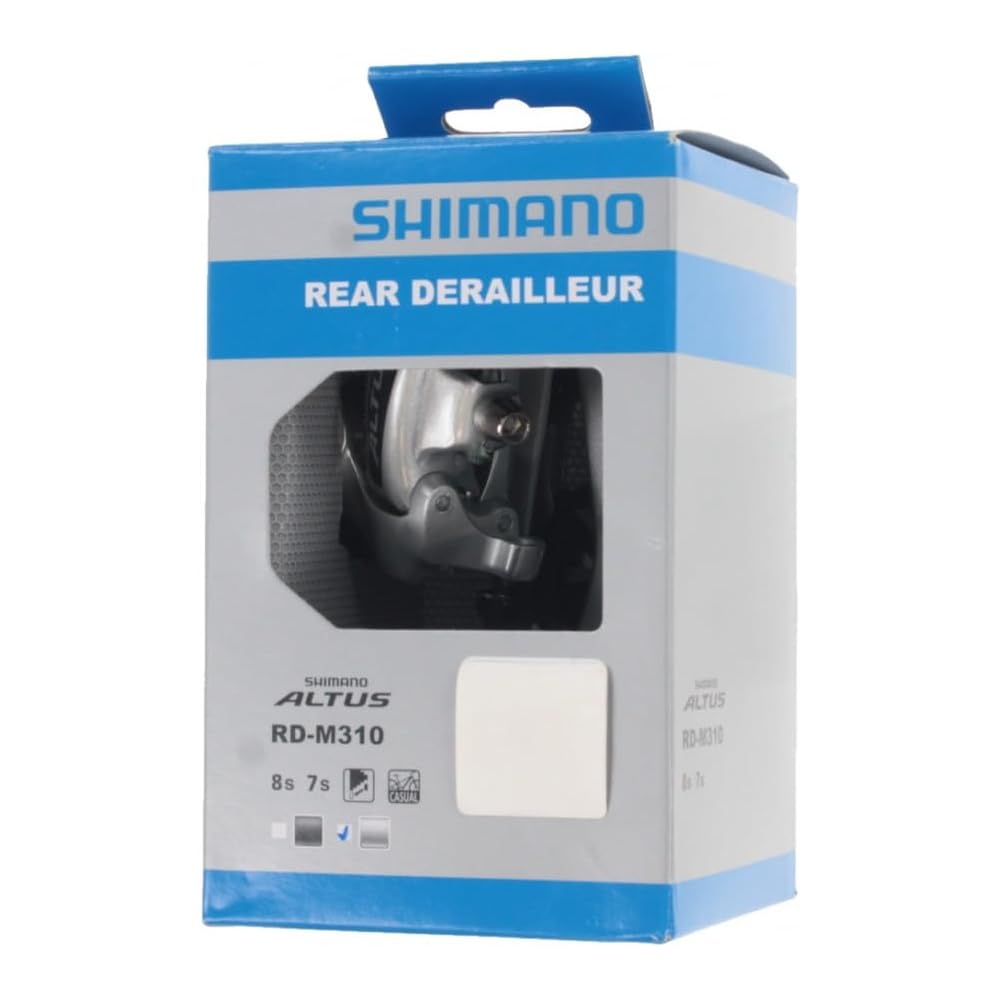 Shimano RD-M310 Altus Rear Derailleur Silver 524-90040 Compatible with 7/8 Speed Bikes
