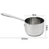 Dining Hot Oil Small Pot Kitchen Cookware Small Pot Stainless Steel Milk Pot High Quality Milk Pot Pan Saucepan