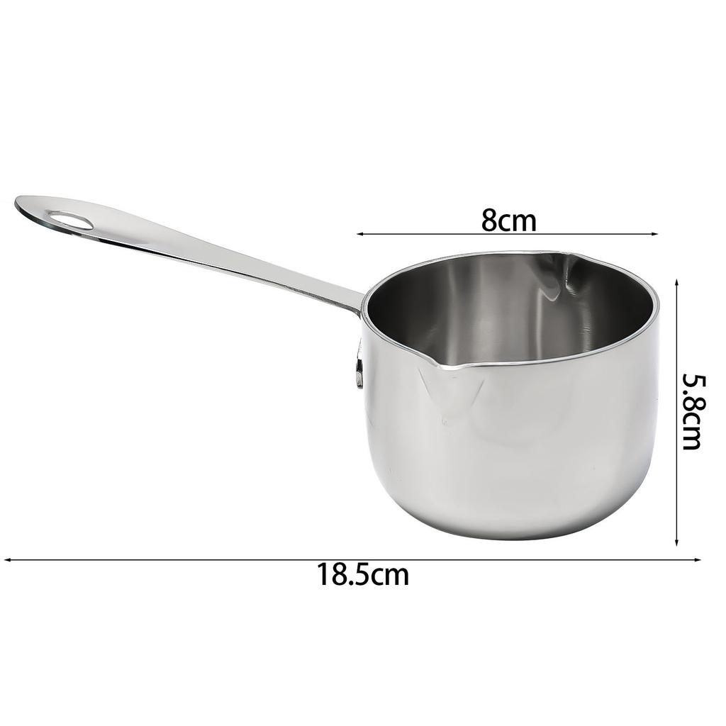 Dining Hot Oil Small Pot Kitchen Cookware Small Pot Stainless Steel Milk Pot High Quality Milk Pot Pan Saucepan