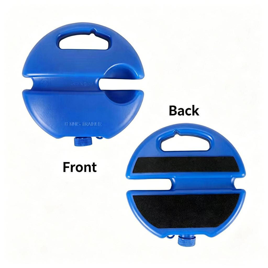 Tennis Trainer Rebound Ball for Beginner Indoor/Outdoor, Training Equipment with Elastic String Weighted Base, Portable Tennis Trainer for Kids Adults