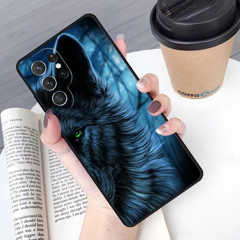 Wolf Wolves Phone Case Cover For Samsung Galaxy S24 S25 Ultra S21 S22 Ultra S10E Note 10 Plus Note 20 FE S23
