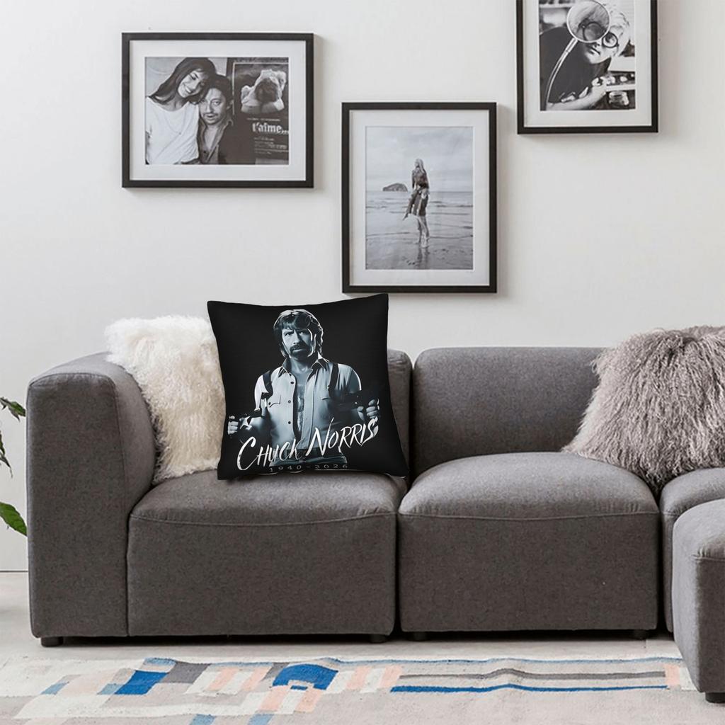 Pillow Case Chuck Norris Poster Print Pillow Cover For Office Car Home Decor Fashion Pillowcases
