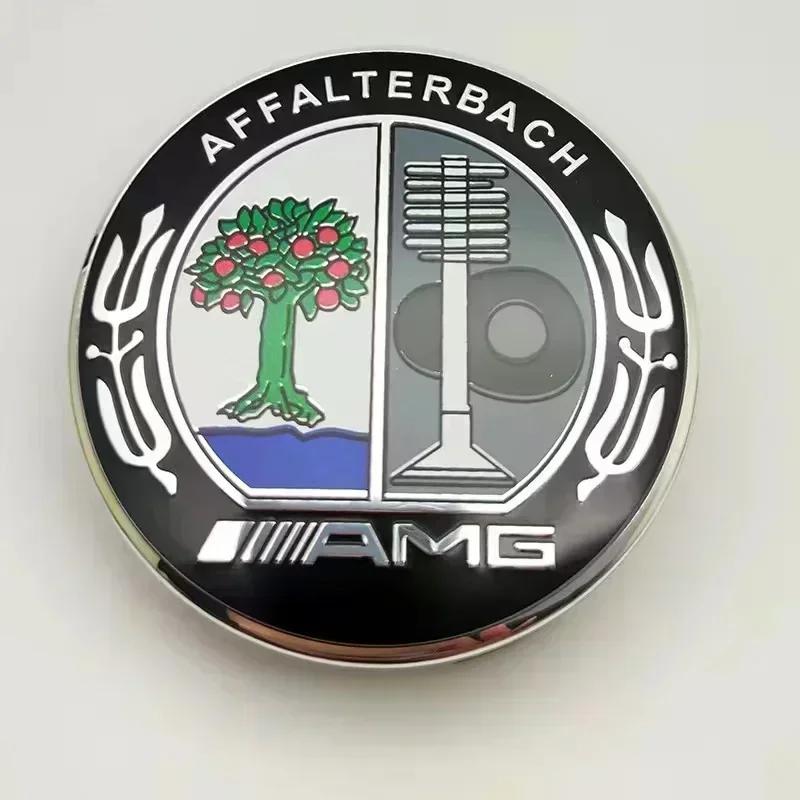 TBOKB1 For AMG Car for Mercedes benz AMG 57mm Star Flat Hood Bonnet Logo Emblem Badge For Mercedes Benz W204 W124 W201 W202 W212 W220 W