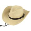 UV Protection Western Cowboy Hat Wide Brim Jazz Hat Fashion Straw Cap  Summer Travel