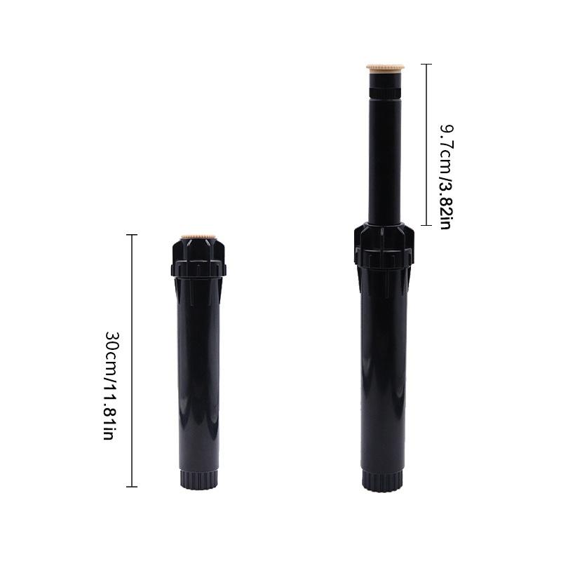 1/2" Female Thread Buried Up Sprinkler 360° Automatic Lift Type Scattering Ray Jet Watering Nozzle Lawn Irrigation Device