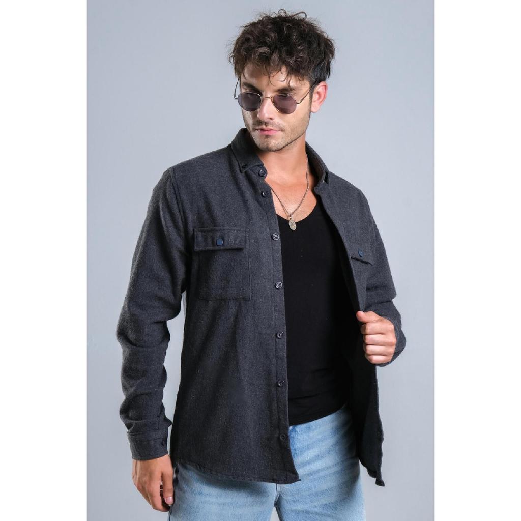 Zimowa koszula drwala zapinana na żelazne guziki, marzec 4145-40253