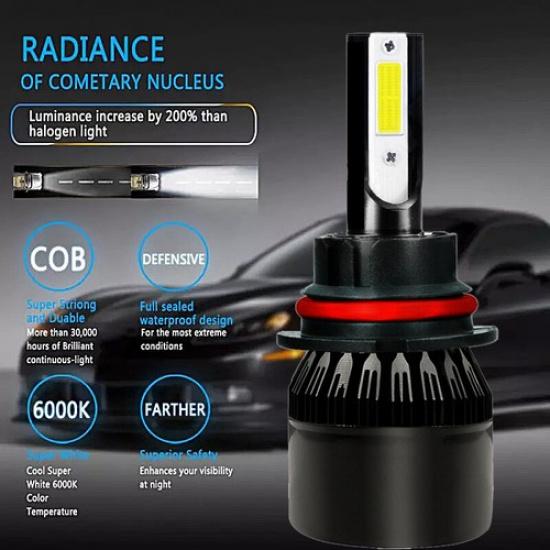 2x White LED Headlight Light Bulbs Kit For Chevrolet Equinox 2005 - 2009