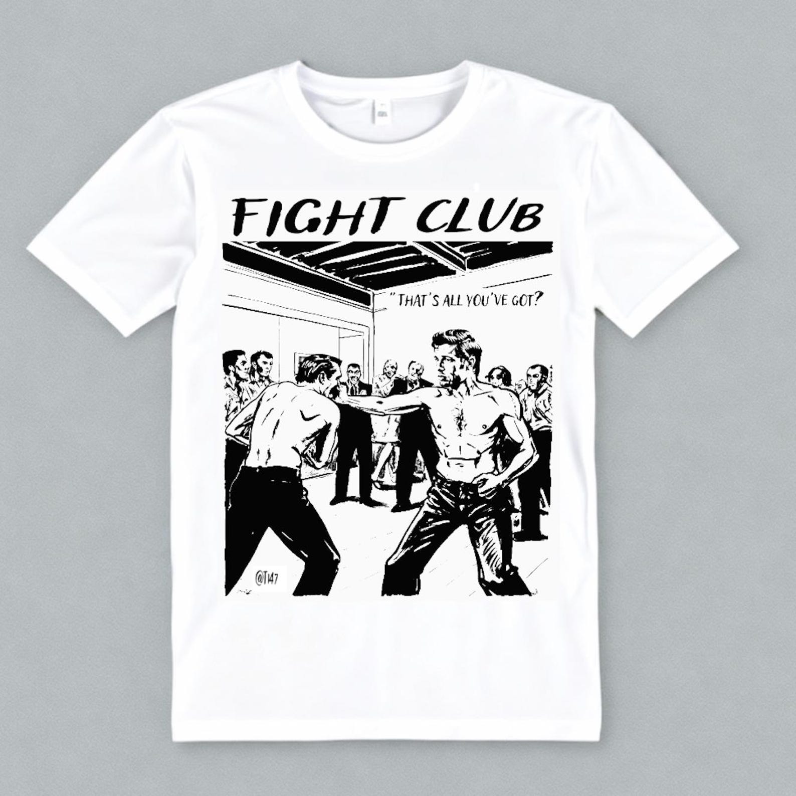 Fight Club T-shirt Brad Pitt L