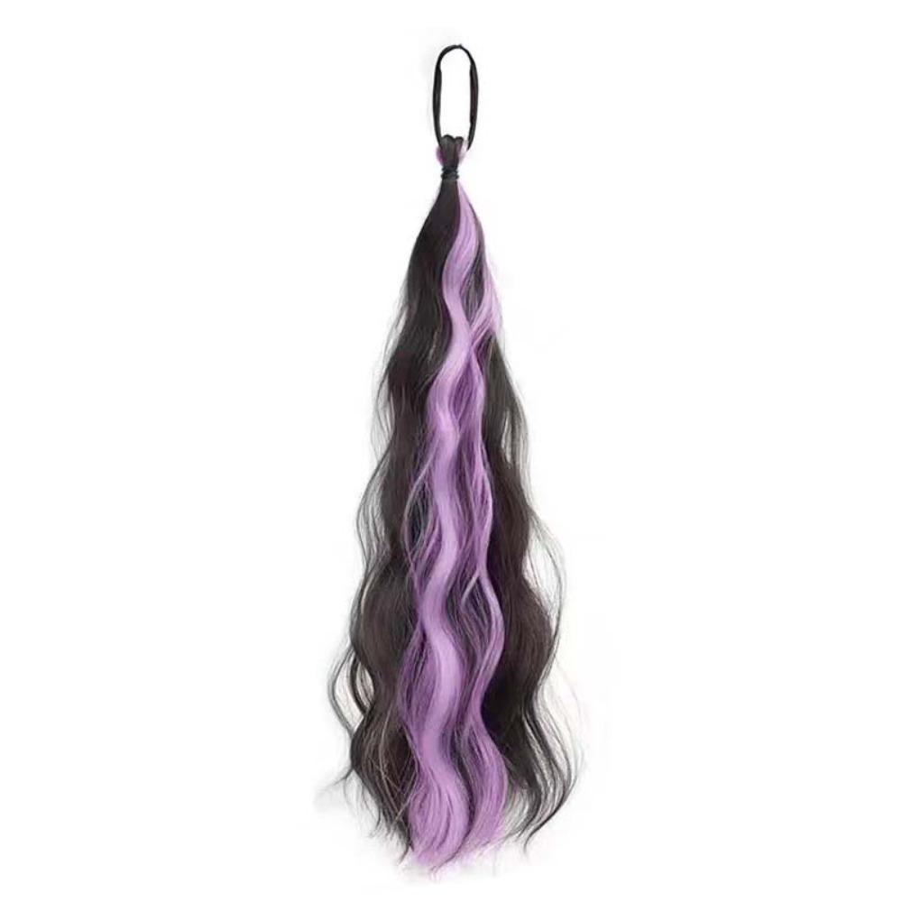All-in-one Self-winding Hair Bundle Synthetic Flower Bud Hair Bun Hair Bag  For Girls