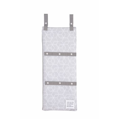 

Towa Sangyo Laundry Net, White & Gray, Approx. 25 x 60 cm, Fully Washable and Dryable, 3-Pocket Net