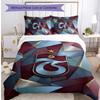 Set Lenzuola Trabzonspor FC Stampato 3 Pezzi Copripiumino Traspirante con Federe Biancheria da Letto Decorativa per Camera da Letto Casa