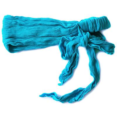 CHARM Turban Rayon Hair One Size Fits Turquoise Hairband, Scarf, Turban, All,