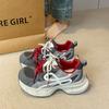 2025 Autumn New Mesh Dad Shoes Versatile Thick Sole Heightening Mesh Fashion Casual Shoes Women's Lightweight Trend Shoes