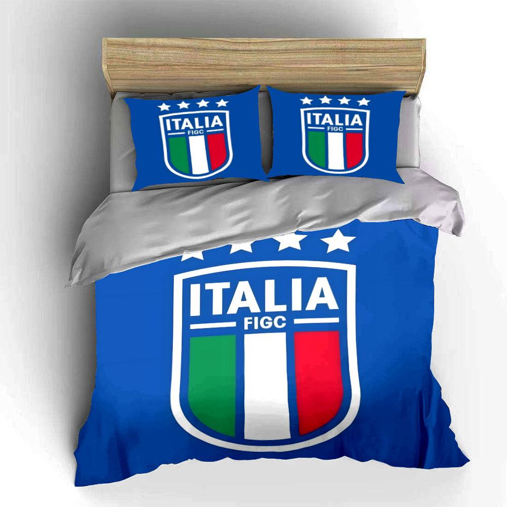 Italian Flag and Stars. Bedding Sets Duvet Cover Sets Duvet Covers Pillowcases(1 * Duvet Cover 2 * Pillowcases, Without Duvet Insert)
