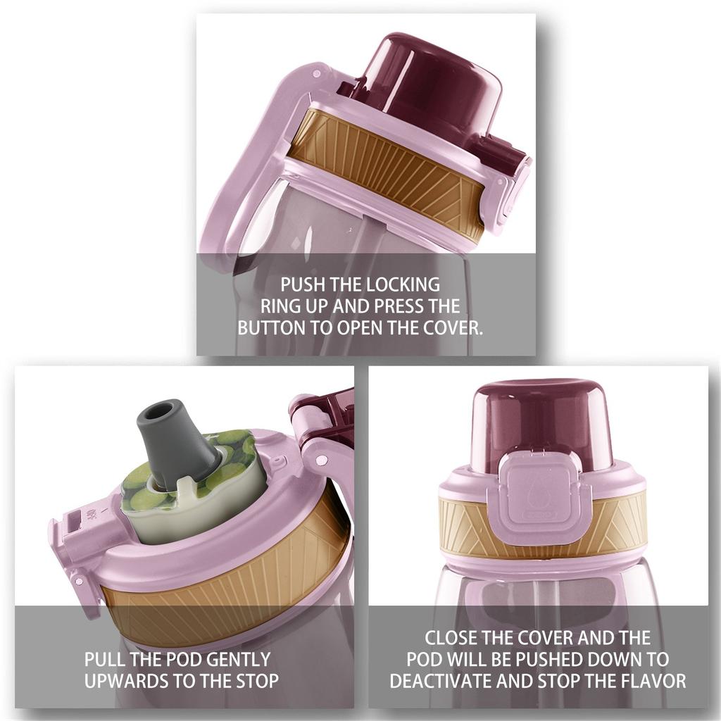 Water Bottle Taste Pods Pack | Accessories Flavoured Water Bottle S Tarter Set Flavors Pods