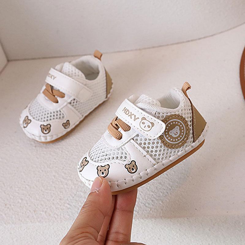 Baby Toddler Summer Mesh Shoes With Velcro For Boys Girls Ultra Light Weight