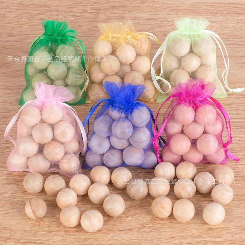 Wood Balls for Closets and Drawers