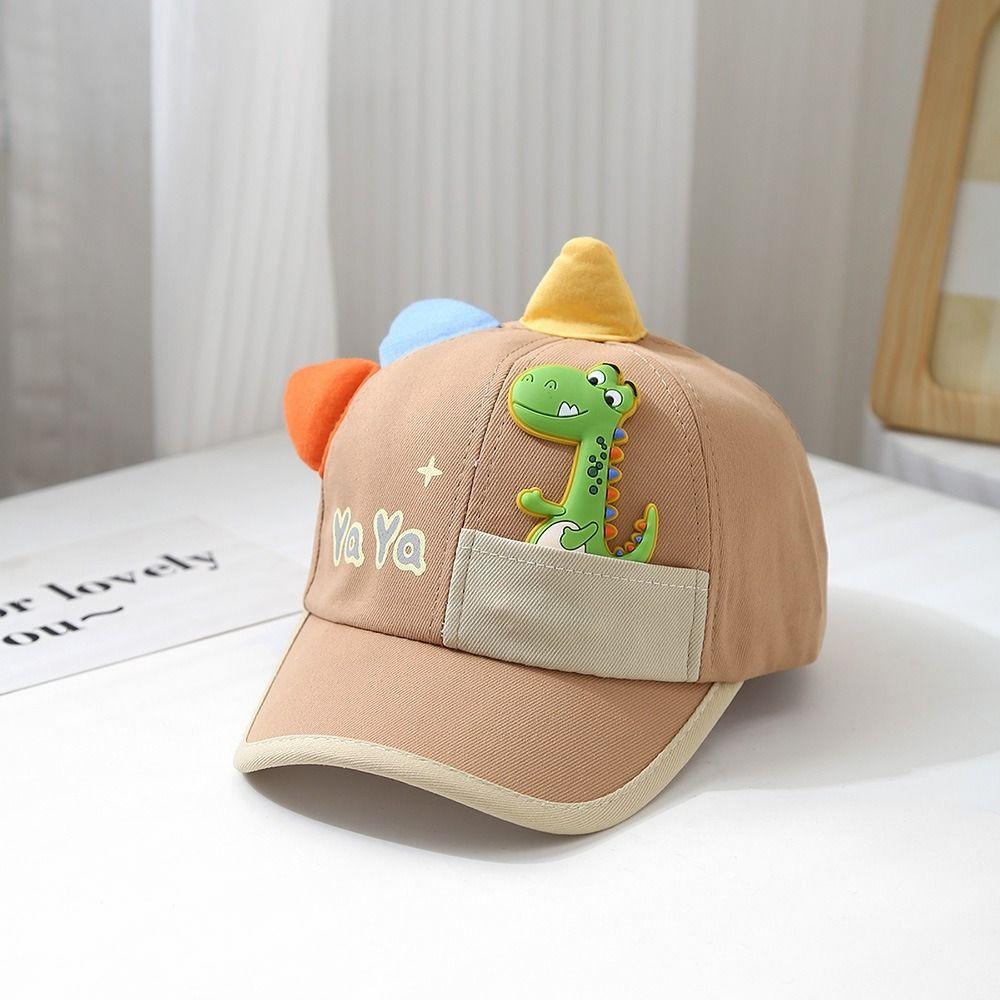 Dětská baseballová čepice s motivem kachního jazyka, kreslená postavička, opalovací krém, čepice 2025 s dinosauřím, sportovní čepice
