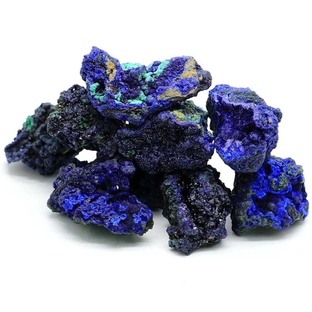 Quartz Crystal Home Decoration Mineral Specimen Natural Azurite Ore Malachite Geode Healing Stone