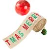 Cartoon Patterns Christmas Ribbon Decoration Ample Length For Wrapping Multiple Styles Available For Christmas Tree