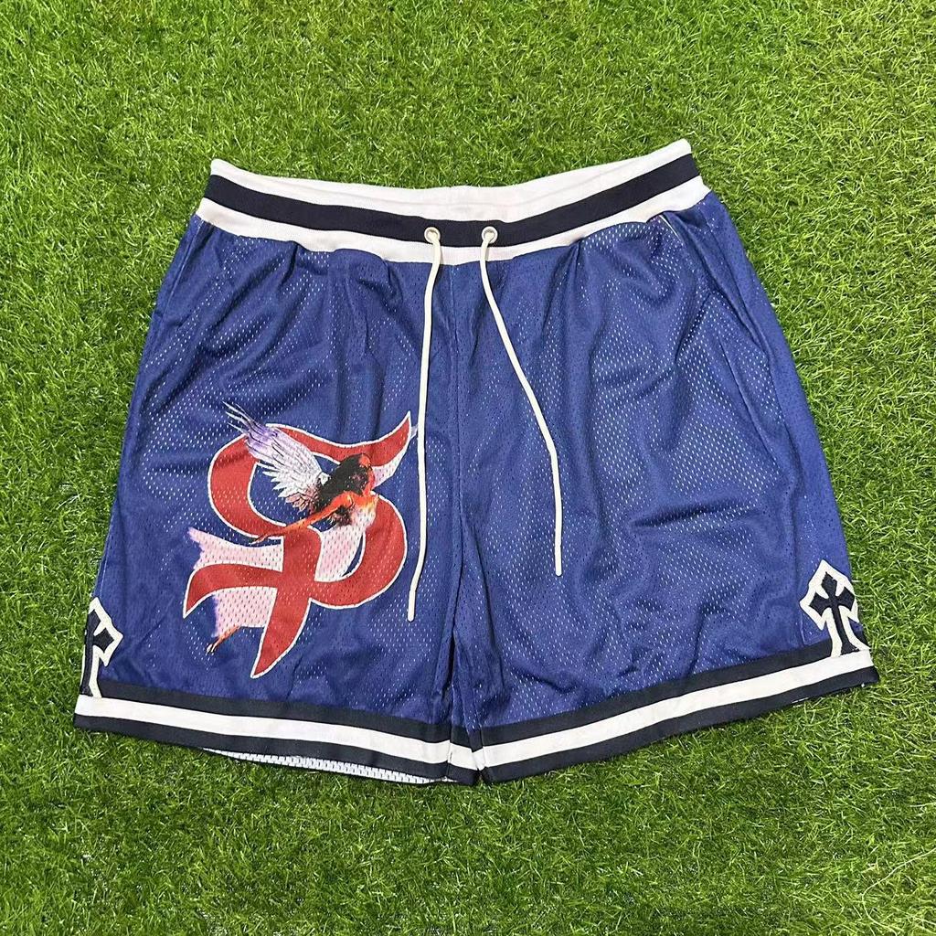 Unisex Trendy Quick-Dry Digital Print Basketball Shorts - American & European High Street Style