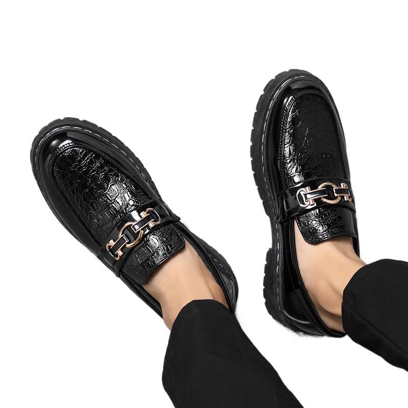 Spring Loafers Men's British Business Casual Lazy Shoes One Pedal Doudou Leather Shoes Youth Versatile Formal Men's Shoes