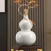Cloisonné Gourd Ornament: Chinese Ceramic Handicraft for Living Room or Wine Cabinet Decor