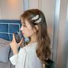 Luxury Feather Design Sparkling Rhinestone Leaf Hair Clips Glittering Leaf Duckbill Hair Barrettes Hairpins for Women Stylish Hair Accessories