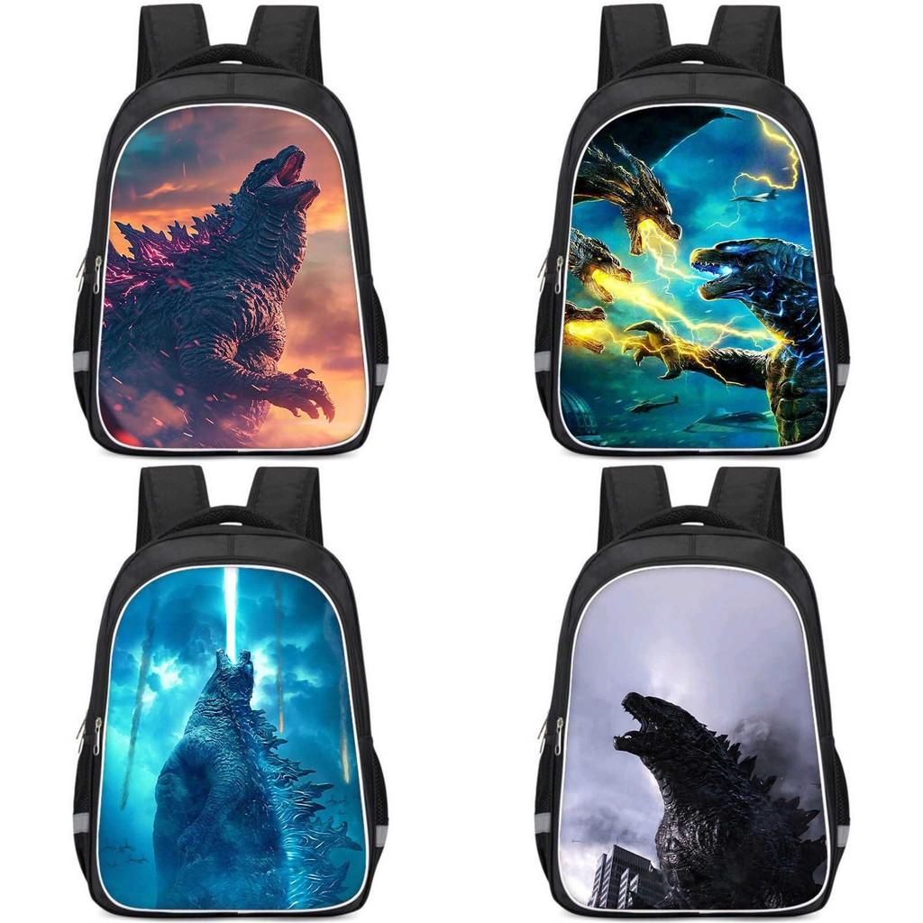 Large Capacity Lightweight 3d Godzilla Backpack For Kids Perfect For School