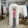 DIY 6PLY Natural Ostrich Feather Boa for Sewing Costume Embroidery 0.5/1/2/3/4M Length Wedding Carnival Dress Decoration Craft