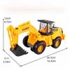 Universal Wheels Electric Excavator Toy Colorful Music Bulldozer Toy  Boys Gift